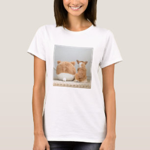 T-shirt Animaux de bébés cutest Corgi & Plush Puppy