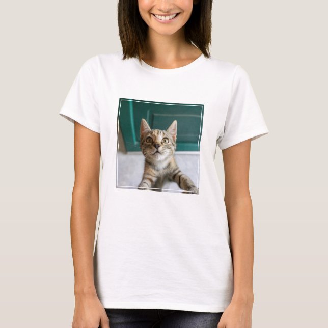 T-shirt Animaux de bébés cutest | Cute Tabby Kitten (Devant)