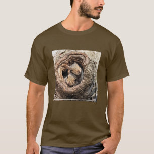 T-shirt Animaux de bébés cutest   Deux jeunes écureuils
