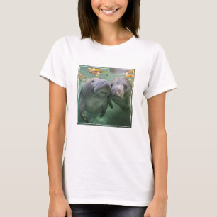 T-shirt Animaux de bébés cutest   Deux Manatees