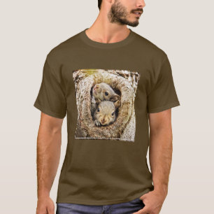 T-shirt Animaux de bébés cutest   Écureuils curieux