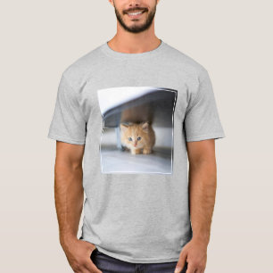 T-shirt Animaux de bébés cutest   Fluffy Orange Kitten