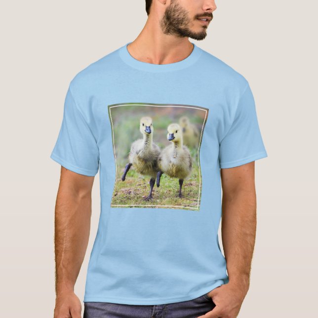 T-shirt Animaux de bébés cutest | Goélands d'oies canadien (Devant)