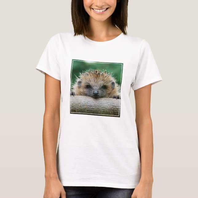 T-shirt Animaux de bébés cutest | Hedgehog Smile (Devant)