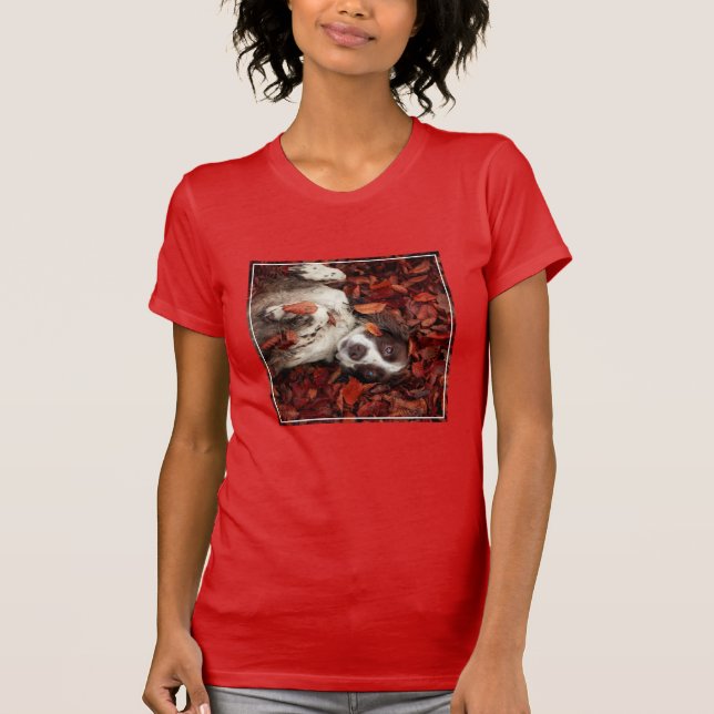 T-shirt Animaux de bébés cutest | L'espagnol dans les feui (Devant)