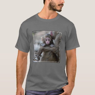T-shirt Animaux de bébés cutest Singe et bébé japonais