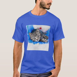 T-shirt Animaux de bébés cutest Tunnel Tabby Kitten en J