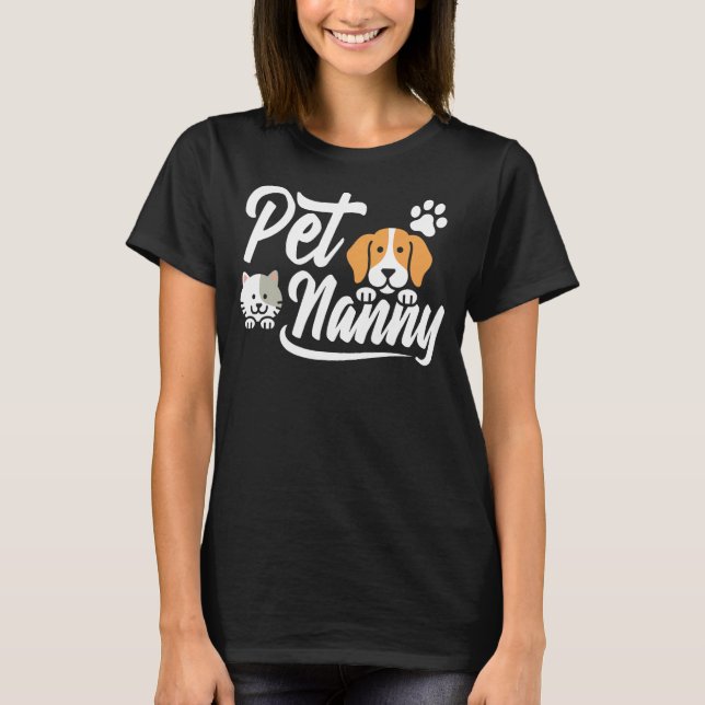 T-shirt Animaux de compagnie assis Watcher Animaux de comp (Devant)