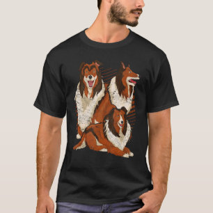 T-shirt Animaux de compagnie Collie propriétaire chien mig
