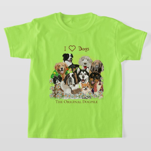 T-shirt Animaux de compagnie mignon, personnalisation du t (Poser)