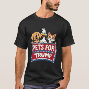 T-shirt Animaux de compagnie pour Trump Cats Maga Dogs Ele