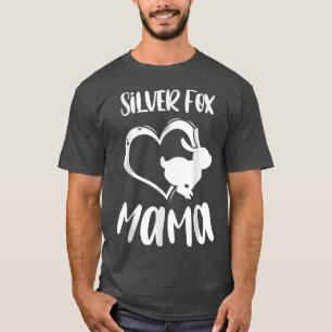 T-shirt Animaux de compagnie Silver Fox Mama Propriétaire