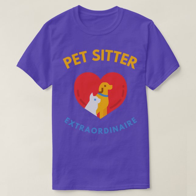 T-shirt Animaux de compagnie Sitter (Design devant)