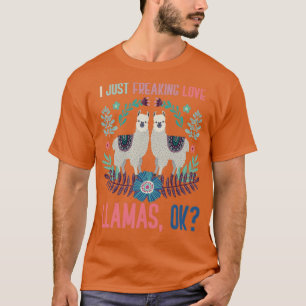 T-shirt Animaux de compagnie Zoo Alpaca Llama