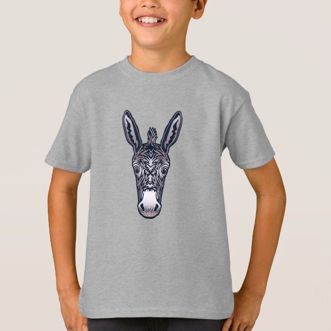 T-shirt Animaux de ferme Amis Âne (Devant)