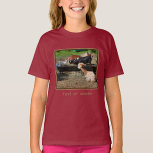 T-shirt Animaux de ferme Barnyard Amis Personnalisé