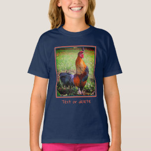T-shirt Animaux de ferme de croisière de coq Personnalisé