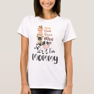 T-shirt Animaux de ferme Premier anniversaire à jumeler ma