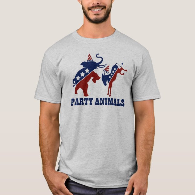 T-shirt Animaux de fête (Devant)