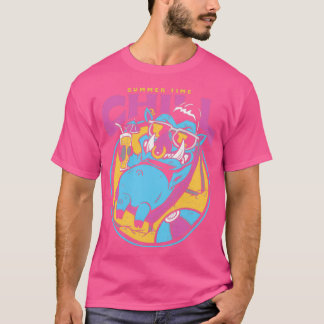 T-shirt Animaux de fond