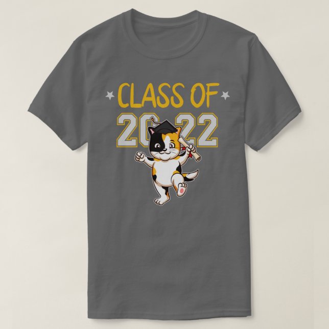 T-shirt Animaux De Graduation Drôle Classe De 2022 Diplômé (Design devant)