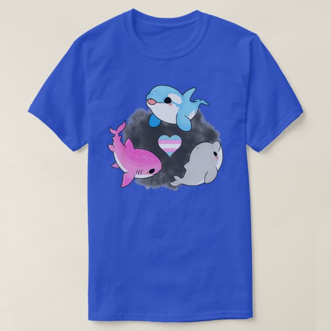 T-shirt Animaux de la Tête trans (Design devant)