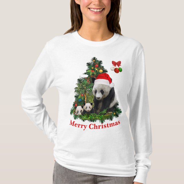 T-shirt animaux de Noël (Devant)