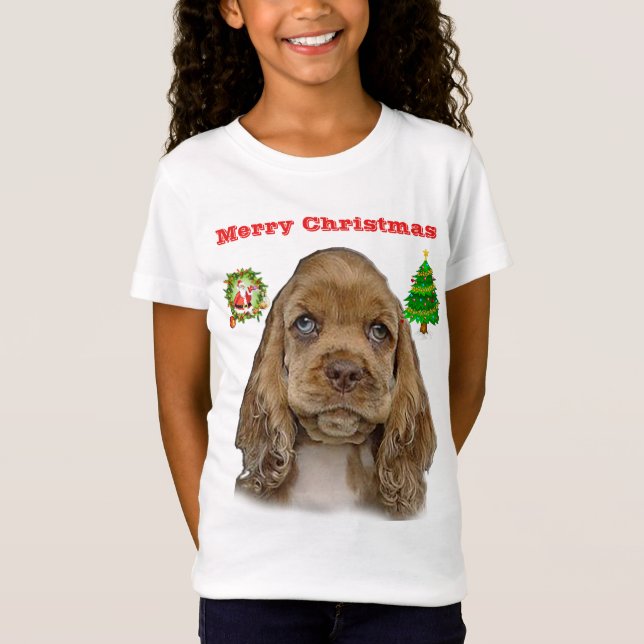 T-Shirt Animaux de Noël (Devant)