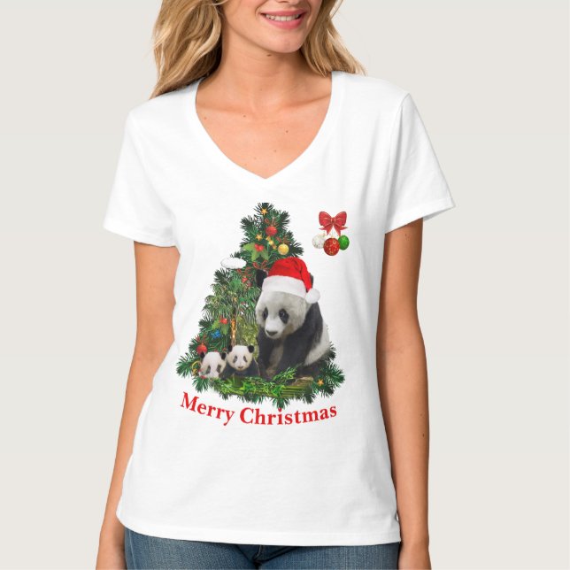 T-shirt animaux de Noël (Devant)