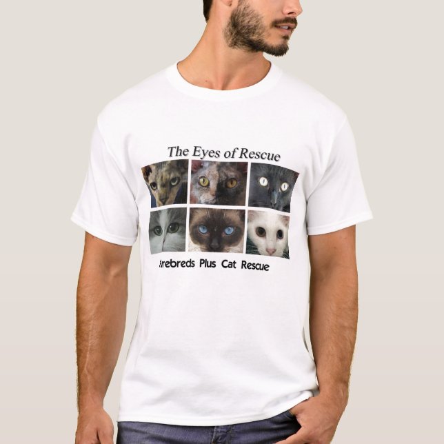 T-shirt Animaux de race plus des yeux de délivrance (Devant)