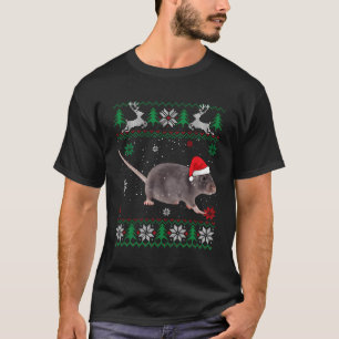 T-shirt Animaux de Rat Père Noël