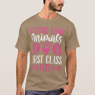 T-shirt Animaux de refuge de soins d'accueil Sauveteur d'a