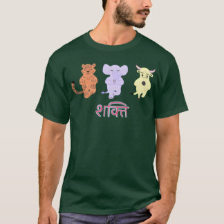 T-shirt Animaux de yoga drôles