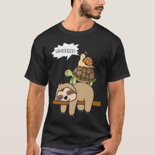 T-shirt Animaux de zoo offrent une performance de paresseu