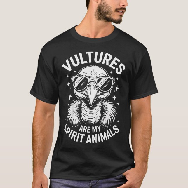 T-shirt Animaux d'esprit de vautours drôle (Devant)