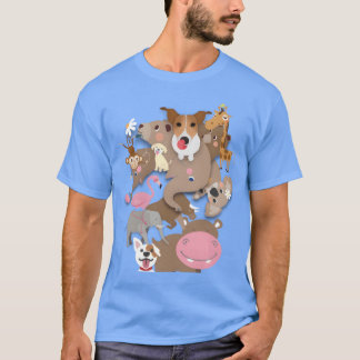 T-shirt Animaux drôles de zoo drôle