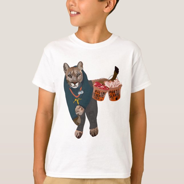 T-shirt Animaux en tant que gardiens de table (Devant)