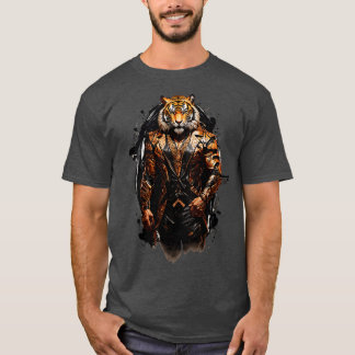 T-shirt Animaux en voie de disparition Tigre du Bengale Fa