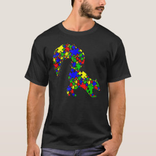 T-shirt Animaux énigme mouffette  Sensibilisation à l'auti
