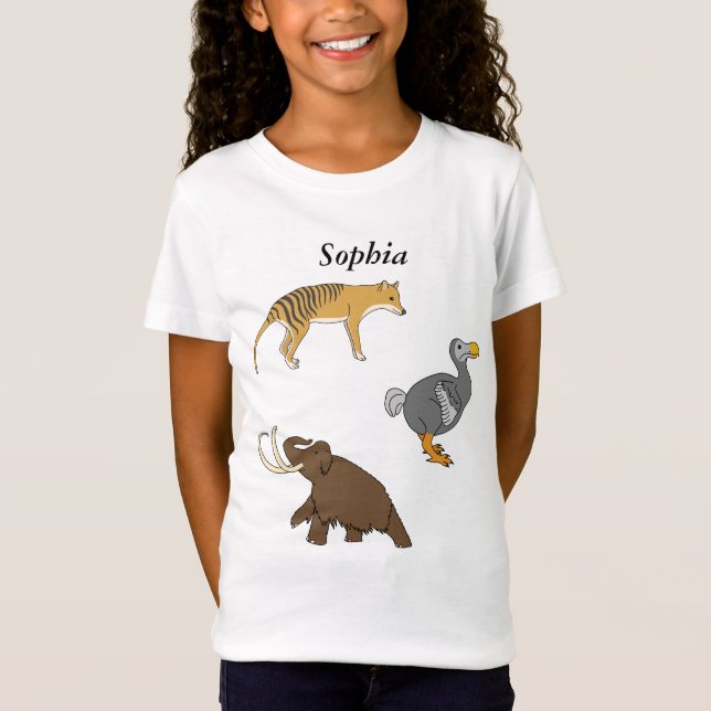 T-Shirt Animaux éteints  (Devant)