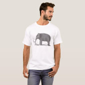 T-shirt Animaux éteints de mastodonte de mammouth laineux (Devant entier)