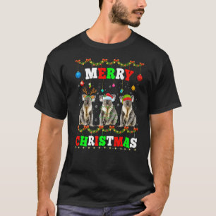 T-shirt Animaux Lumières Joyeux Noël Père Noël Koala