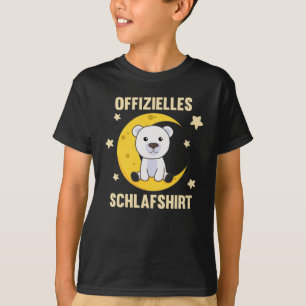 T-shirt Animaux Lune Ours Lune Ours Doux Animaux Pour