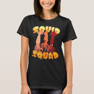 T-shirt Animaux marins Pieuvre Squad Seafood Squid