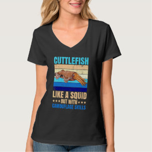 T-shirt Animaux Marins Seiche Citation pour une Seiche
