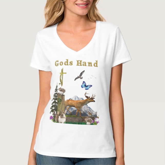 T-shirt Animaux mignons (Devant)