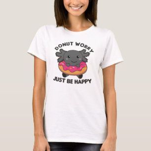 T-shirt Animaux Mignons Axolotl Drôle Dans Le Rose De Donu