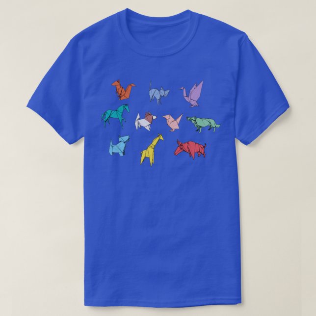 T-shirt Animaux Origami (Design devant)