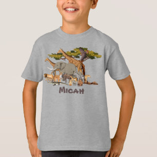 T-shirt Animaux personnalisés d'Afrique