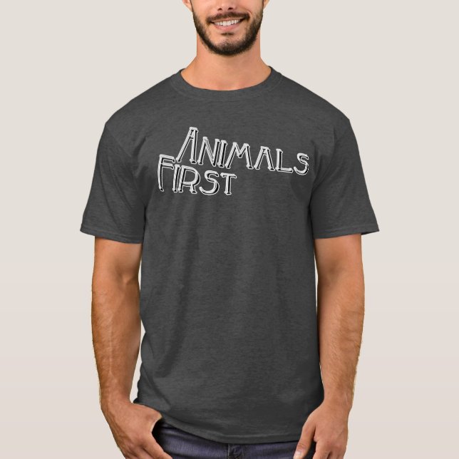 T-shirt Animaux première fille (Devant)